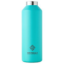 REVOMAX 炭酸対応真空断熱ボトル REVOMAX WITHOUT CAP 32oz［950ml/ワンタッチ］【水筒本体のみ・キャップ別売】 REVOMAX ターコイズブルー DWF-32242B-JP-CL ［炭酸対応］ DWF32242BJPCL