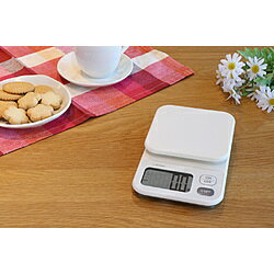ドリテック デジタルスケール「エクレ」2kg ホワイト KS-740WT KS740WT