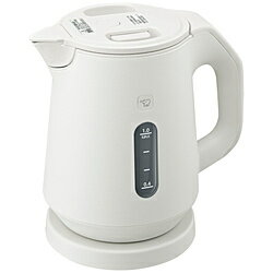 ZOJIRUSHI(象印マホービン) 電気ケトル ペールホワイト CK-KA10 ［1.0L］ CKKA10