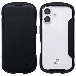 乐天商城 - HAMEE iPhone 16（6.1インチ）iFace Reflection ダイアリー ポリカーボネート クリアケース iFace ブラック 41-980293 IP16IFACERFTDBK