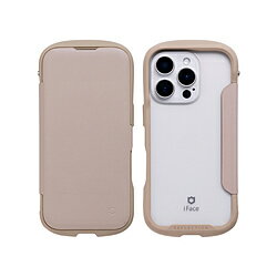 樂天商城 - HAMEE [iPhone 16 Pro専用]iFace Reflection ダイアリー ポリカーボネート クリアケース iFace ベージュ 41-980330 IP16PIFACERFTDBE 【864】