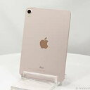 【中古】Apple(アップル) iPad mini 第6世代 64GB ピンク MLX43J/A docomoロック解除SIMフリー【291-ud】