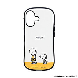 HAMEE [iPhone 16専用]PEANUTS/ピーナッツ iFace First Class MagSynqケース iFace スヌーピー＆チャーリー・ブラウン/イエロー 41-980637 IP16IFACEPNTCB