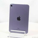 【中古】Apple(アップル) セール対象品 iPad mini 第6世代 64GB パープル MK7R3J/A Wi-Fi【291-ud】