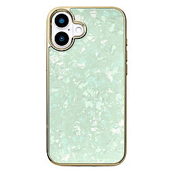 CCCフロンティア Glass Shell Case for iPhone 16 Plus Mint UNICSIP24L0GSMT