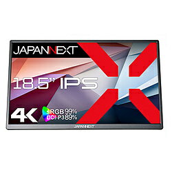 JAPANNEXT USB-C接続 モバイルモニター JN-MD-IPS185UHDR ［18.5型 /4K(3840×2160） /ワイド /60Hz］ JNMDIPS185UHDR