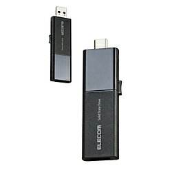 ELECOM(���쥳��) ESD-EWB0250GBKR ���դ�SSD USB-C��USB-A��³ ���ޥ۸�����PS5�б�(Android/iPadOS/iOS/Mac/Windows11�б�) �֥�å� ��250GB /�ݡ����֥뷿�� ESDEWB0250GBKR