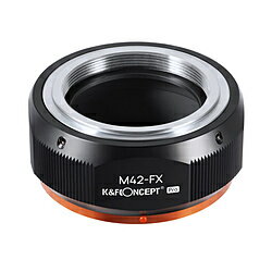 K＆F Concept マウントアダプター KF-42X.P (M42マウントレンズ → 富士フイルムXマウント変換） KF-42X..