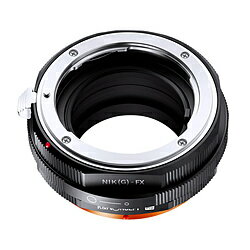 Camera Accessories - K＆F Concept マウントアダプター KF-NGX.P (ニコンFマウント（Gタイプ対応）レンズ → 富士フイルムXマウント変換） 絞りリング付き KF-NGX.P KFNGXP
