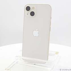 【中古】Apple(アップル) iPhone13 256GB スターライト MLNJ3J/A SIMフリー【291-ud】