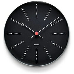 インテック 掛時計 Bankers Wall Clock 21cm black AJ43636 AJ43636