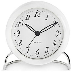 インテック 置き時計 LK Table Clock 11cm white ホワイト（アラビア数字） AJ43670 AJ43670