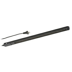 オーム電機 ライティングダクトレール コンセント式0.5mブラック ORL-X50AK ［500mm］ ORLX50AK