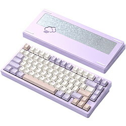 KIBU キーボード Rainy 75 Pro系モデル(英語配列) パープル PR75CPUR ［有線・ワイヤレス /Bluetooth・USB］ PR75CPUR