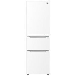SHARP(シャープ) 冷蔵庫 マットホワイト SJ-PT32P-W ［幅54.4cm /317L /3ドア /右開きタイプ］【基本設置料金セット】 SJPT32P 【お届け日時指定不可】