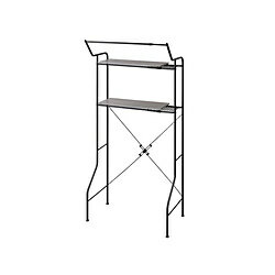 ■ハンガーバー付きのシンプルなデザインのスタイルランドリーラックです。■ハンガーバーはバスマットやバスタオル、洗濯物のちょい干し、ちょい掛けなどに便利です。■設置場所に合わせてサイズ調節ができる幅伸縮タイプです。■インテリアに馴染む木目調の棚板は、ランドリー周りをおしゃれに収納できます。■約9cm間隔で6段階、収納物に合わせて高さ調整が可能です。■棚板とワイヤーラックの組合せにより、伸長して使用した場合でも物が置けます。■脚部アジャスターにより、がたつきを防止しています。■付属している大きい脚部アジャスターを使用することで、防水パンが壁面に近いご家庭でも設置できます。※お客様組み立てとなります。●商品サイズ（cm）本体： 幅約70～90×奥行約53×高さ約180棚板： 幅約65.5×奥行約29.5●耐荷重全体： 約13kg棚板（1枚あたり）： 約5kgハンガーバー： 約3kg●材質ラック本体： スチール（エポキシ樹脂塗装）、ABS樹脂棚板： 合成樹脂化粧パーティクルボード（メラミン樹脂）ハンガーバー付きのシンプルなデザインのスタイルランドリーラックです。