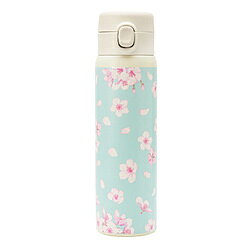 サンフレイム ワンプッシュステンレス水筒 480ml 桜 WB002-5 WB0025