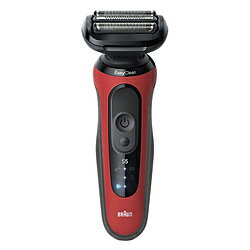 ブラウン 電気シェーバー シリーズ5【キワゾリトリマー/防水設計/充電式/コードレス/ディープキャッチ網刃】 レッド 52-R1200s ［3枚刃 /AC100V-240V］ 52R1200S