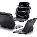 ESR 11インチiPad Pro(M4)用 縦横モード対応 着脱可能 保護ケース付きキーボードケース ESR Rebound Magnetic Keyboar...