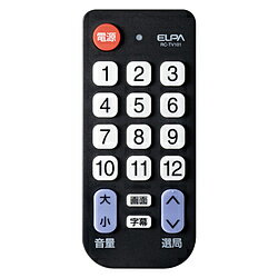 樂天商城 - ELPA かんたんテレビリモコン RC-TV101