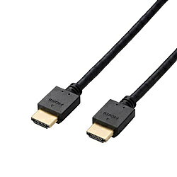 ELECOM(���쥳��) 1.0m HDMI�����֥� �ϥ����ԡ��� �֥�å� CAC-HD14E10BK3 ��1m /HDMI��HDMI /�������ͥå��б��� CACHD14E10BK3