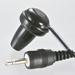 オーム電機 モノラルイヤホン ブラック EAR-0007 ［φ2.5mm 超ミニプラグ］ EAR0007