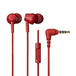 audio-technica(オーディオテクニカ) イヤホン カナル型 レッド ATH-CK350XiS RD ［φ3.5mm ミニプラグ］ ATHCK350XISRD 【864】