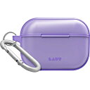 LAUT AirpodsPro(第2世代)ケース HUEX PROTECT ラベンダー L_APP2_HPT_PU LAPP2HPTPU(2)