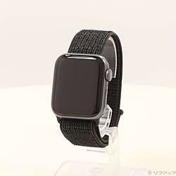 【中古】Apple(アップル) Apple Watch Series 4 Nike+ GPS 40mm スペースグレイアルミニウムケース ブラックNikeスポーツループ【291-ud】