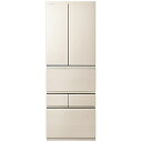 TOSHIBA(東芝) 冷蔵庫 VEGETA(ベジータ)FZシリーズ グレインアイボリー GR-Y510FZ-UC [幅65cm /508L /6ドア /観音開...