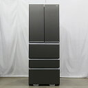 【中古】AQUA 〔展示品〕 冷蔵庫 TXシリーズ マットクリアブラック AQR-TXA50P-K [幅70cm /501L /5ドア /観音開きタイプ /20...
