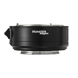 MONSTER MonsterAdapter 電子マウントアダプター LA-FE2 (ニコンFマウントレンズ → ソニーEマウント変換) AE/AF撮影可能 LAFE2