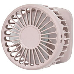 ライフオンプロダクツ カラビナリール付手のひらファン スモーキーピンク LCAF025-SP LCAF025SP