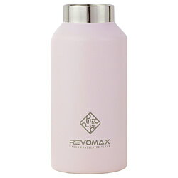 REVOMAX 炭酸対応真空断熱ボトル REVOMAX WITHOUT CAP 12oz［355ml/ワンタッチ］【水筒本体のみ・キャップ別売】 REVOMAX ペールピンク DWF-12016B-JP-CL ［炭酸対応］ DWF12016BJPCL