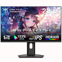 KTC 24GR680 ゲーミングモニター Fast IPS フルHD 190Hz 3年保証 ［23.8型 /フルHD(1920×1080) /ワイド］ 24GR680