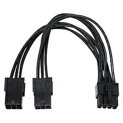 アイネックス PCI Express用電源変換ケーブル 15cm ブラック PX-014A PX014A
