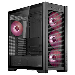 ASUS(エイスース) PCケース [ATX /Micro ATX /Extended ATX /Mini-ITX] TUF Gaming GT302 ARGB ブラック GT302/ARGB/FANS/BLK GT302ARGBFANSBLK