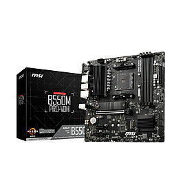 MSI(エムエスアイ) マザーボード(Socket AM4) B550M PRO-VDH ［MicroATX］ B550MPROVDH