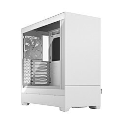 FRACTAL DESIGN(フラクタルデザイン) PCケース [ATX /Micro ATX /Mini-ITX] Pop Silent White TG Clear Tint ホワイト FD-C-POS1A-04 FDCPOS1A04