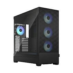 FRACTAL DESIGN(フラクタルデザイン) PCケース [ATX /Micro ATX /Extended ATX /Mini-ITX] Pop XL Air RGB Black TG Clear Tint ブラック FD-C-POR1X-06 FDCPOR1X06