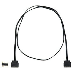 アイネックス アドレサブルLED用延長ケーブル 50cm ブラック RLD-EXD50A RLDEXD50A