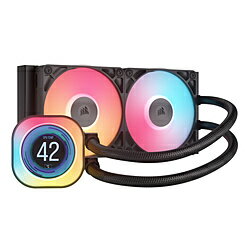 CORSAIR(���륻��) ����CPU�����顼 iCUE LINK TITAN 240 RX RGB LCD �֥�å� CW-9061022-WW 120mm��...