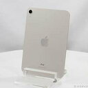 【中古】Apple(アップル) セール対象品 iPad mini 第6世代 64GB スターライト MK7P3J/A Wi-Fi【291-ud】