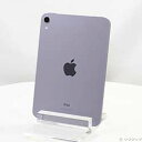 【中古】Apple(アップル) セール対象品 iPad mini 第6世代 64GB パープル MK7R3J/A Wi-Fi【291-ud】