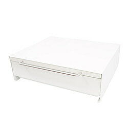 サンコー 組み立て不要「レンジ下スライドテーブル＆収納ラック」 KTEXTASWH