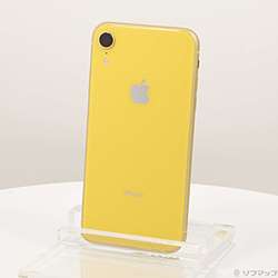 【中古】Apple(アップル) iPhoneXR 64GB イエロー MT082J/A SIMフリー【291-ud】