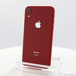 【中古】Apple(アップル) iPhoneXR 64GB プロダクトレッド MT062J/A SIMフリー【291-ud】