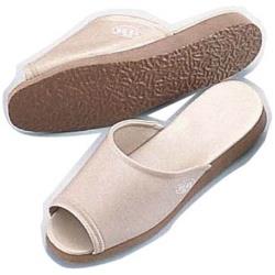 遠藤商事 抗菌前あきDXスリッパSSK-5242 M ベージュ ＜VSL2408＞ VSL2408