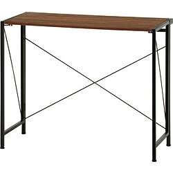 シンプルなフレームに木目の温かみを感じられるデザインです。幅90×奥行41cmの天板ではゆったり食事もできます。リビングや寝室に置いても邪魔にならない大きさです。使いたい時だけ使えるデスク。緊急のデスクワーク時にも活躍！パタパタッと簡単に折...