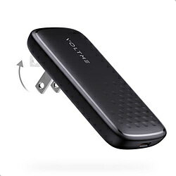 VOLTME レボ65 EVO　充電器　65W TypeC 黒(CTC Moss 3A バンドル ケーブル付き) ［1ポート］ V2099